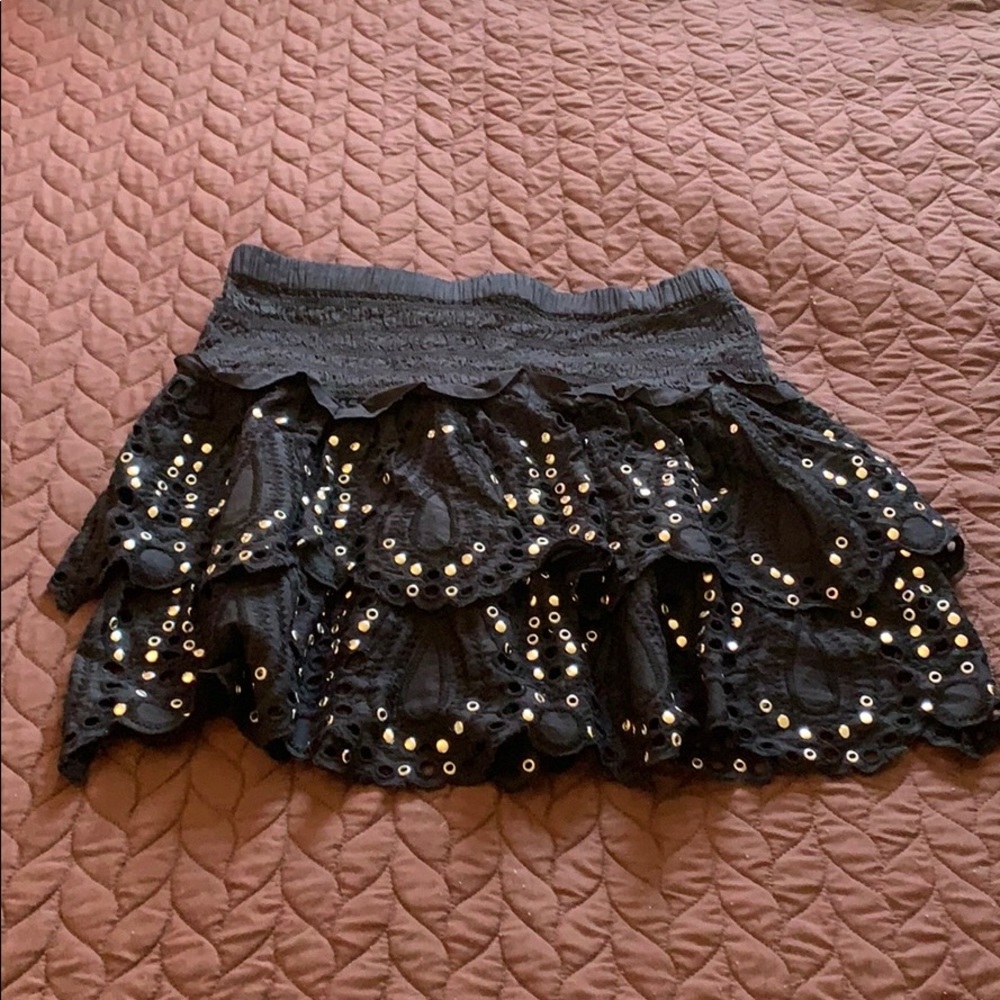 Studded mini skirt